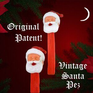 Collectible Santa Pez Rare Original Patent No Feet, 50s Vintage Made In Austria